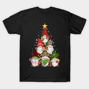 Christmas Gnome Gnome Tree Xmas T-Shirt